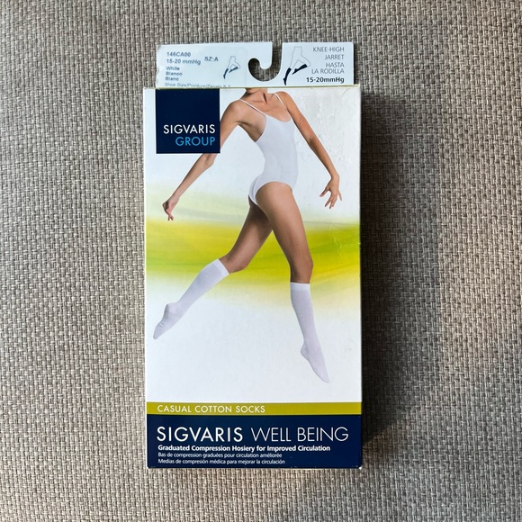 SIGVARIS Casual Cotton Socks - Black - Picture 1 of 6